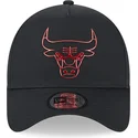 czarna-czapka-z-daszkiem-typu-snapback-a-frame-foil-pack-chicago-bulls-nba-marki-new-era