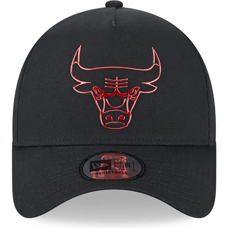 czapka-z-daszkiem-czarna-snapback-a-frame-foil-pack-chicago-bulls-nba-new-era