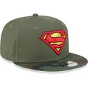 czapki-plana-zielony-snapback-dla-dziecka-camuflaje-9fifty-superman-dc-comics-new-era