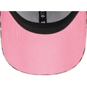 czapki-curva-lampart-tasma-regulowana-rosa-9forty-velour-new-york-yankees-mlb-new-era