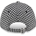 czarna-i-biala-zakrzywiona-czapka-damska-9forty-houndstooth-new-york-yankees-mlb-marki-new-era-z-regulacja