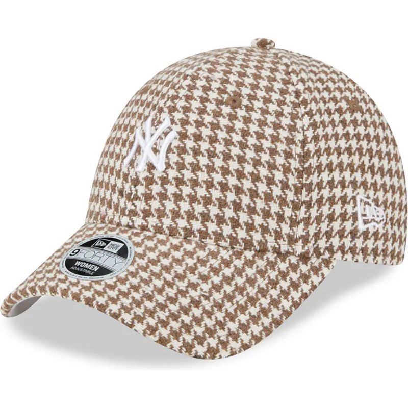czapki-curva-brazowy-tasma-regulowana-9forty-houndstooth-new-york-yankees-mlb-new-era czapki-curva-brazowy-tasma-regulowana-9forty-houndstooth-new-york-yankees-mlb-new-era