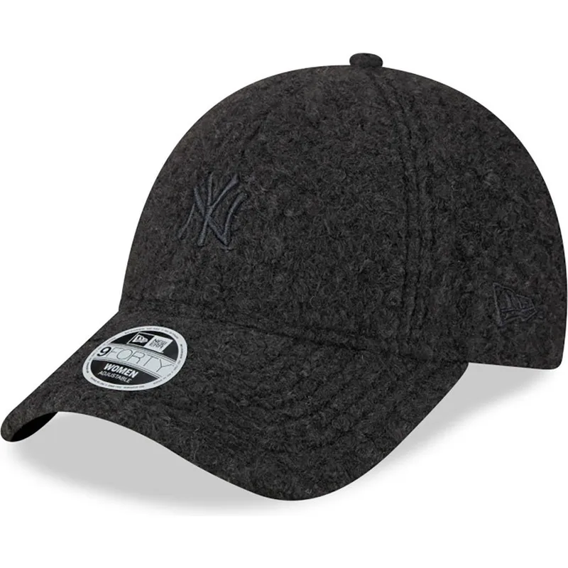 czapki-curva-czarny-tasma-regulowana-9forty-hypertexture-new-york-yankees-mlb-new-era