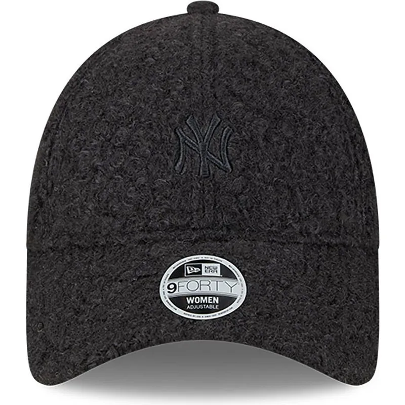 czapki-curva-czarny-tasma-regulowana-9forty-hypertexture-new-york-yankees-mlb-new-era