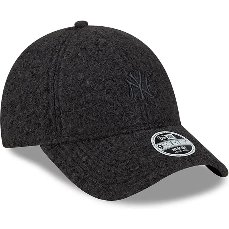 czapki-curva-czarny-tasma-regulowana-9forty-hypertexture-new-york-yankees-mlb-new-era