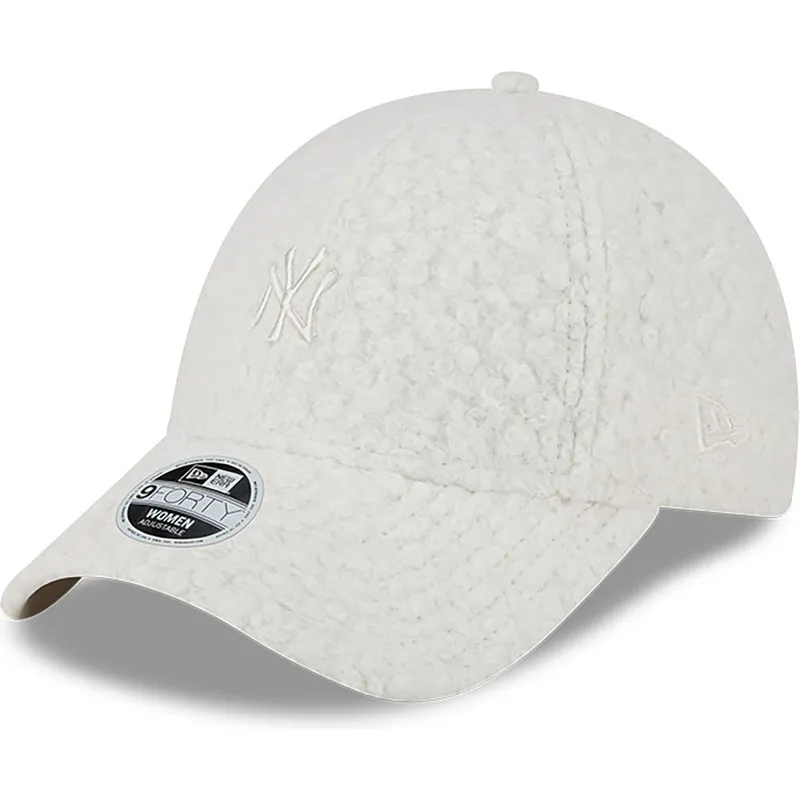 czapki-curva-bezowy-tasma-regulowana-9forty-hypertexture-new-york-yankees-mlb-new-era