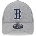 czapki-curva-szary-tasma-regulowana-9forty-essential-melton-wool-boston-red-sox-mlb-new-era