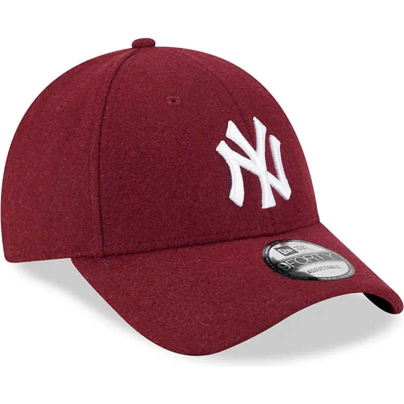 czerwona-regulowana-czapka-z-zakrzywionym-daszkiem-9forty-essential-melton-wool-new-york-yankees-mlb-od-new-era