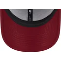 czapki-curva-czerwony-tasma-regulowana-9forty-essential-melton-wool-new-york-yankees-mlb-new-era