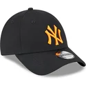 czapki-curva-czarny-tasma-regulowana-9forty-league-essential-new-york-yankees-mlb-new-era