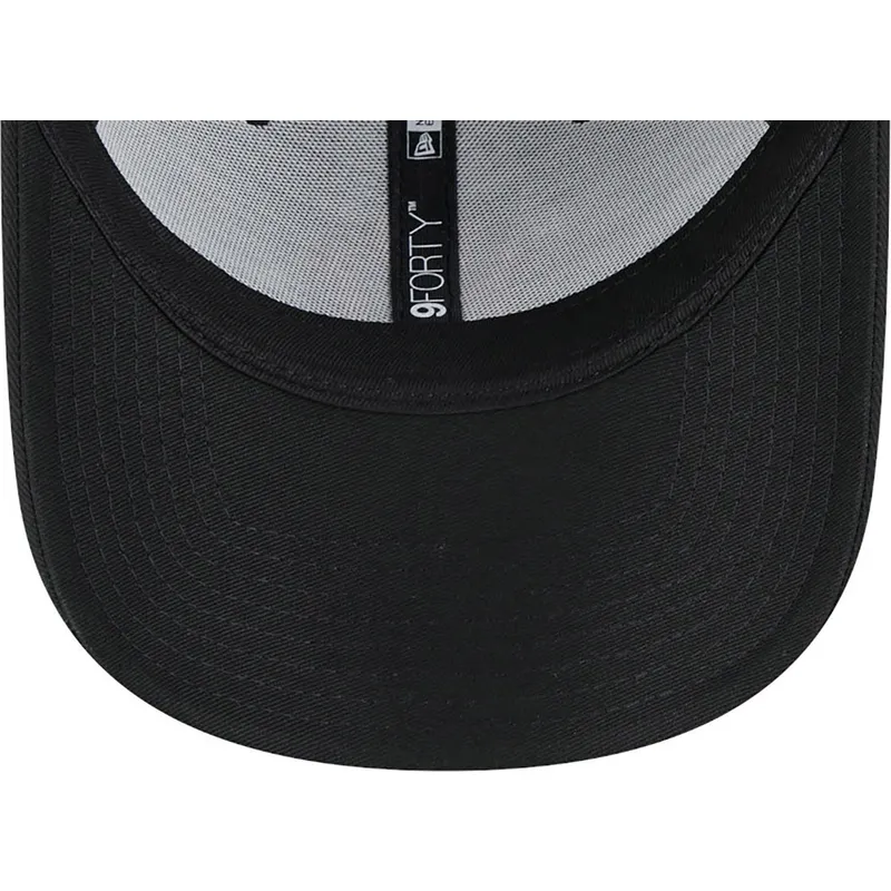 czapki-curva-czarny-tasma-regulowana-9forty-league-essential-new-york-yankees-mlb-new-era