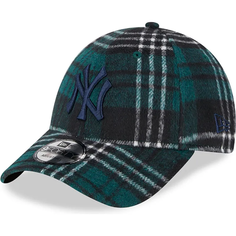 czapki-curva-zielony-tasma-regulowana-9forty-check-new-york-yankees-mlb-new-era czapki-curva-zielony-tasma-regulowana-9forty-check-new-york-yankees-mlb-new-era