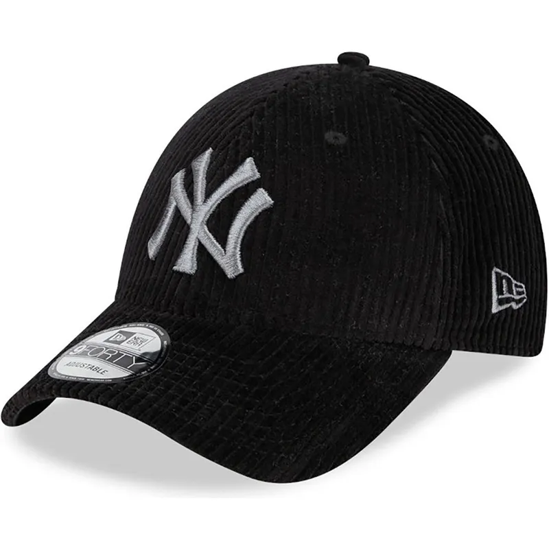czapki-curva-czarny-tasma-regulowana-9forty-wide-cord-new-york-yankees-mlb-new-era