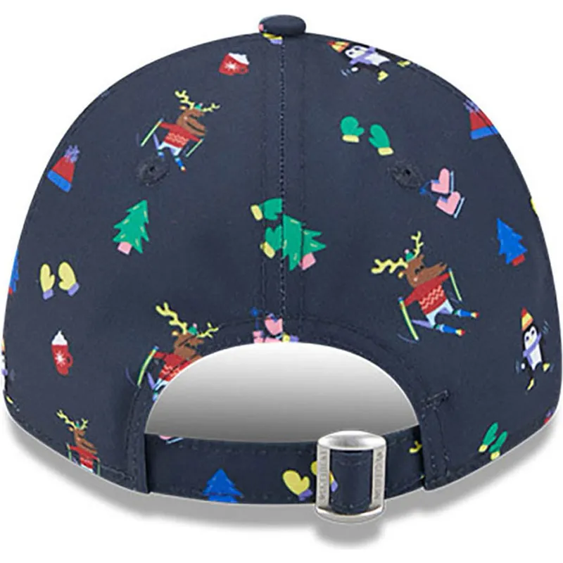 czapki-curva-granatowy-tasma-regulowana-dla-dziecka-9forty-festive-new-york-yankees-mlb-new-era