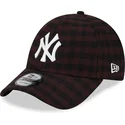 regulowana-brazowa-czapka-z-zakrzywionym-daszkiem-9forty-flannel-new-york-yankees-mlb-od-new-era
