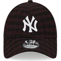 regulowana-brazowa-czapka-z-zakrzywionym-daszkiem-9forty-flannel-new-york-yankees-mlb-od-new-era