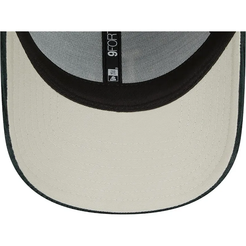 czapki-curva-zielony-tasma-regulowana-9forty-wide-cord-los-angeles-dodgers-mlb-new-era
