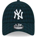 czapki-curva-zielony-tasma-regulowana-9forty-flannel-new-york-yankees-mlb-new-era
