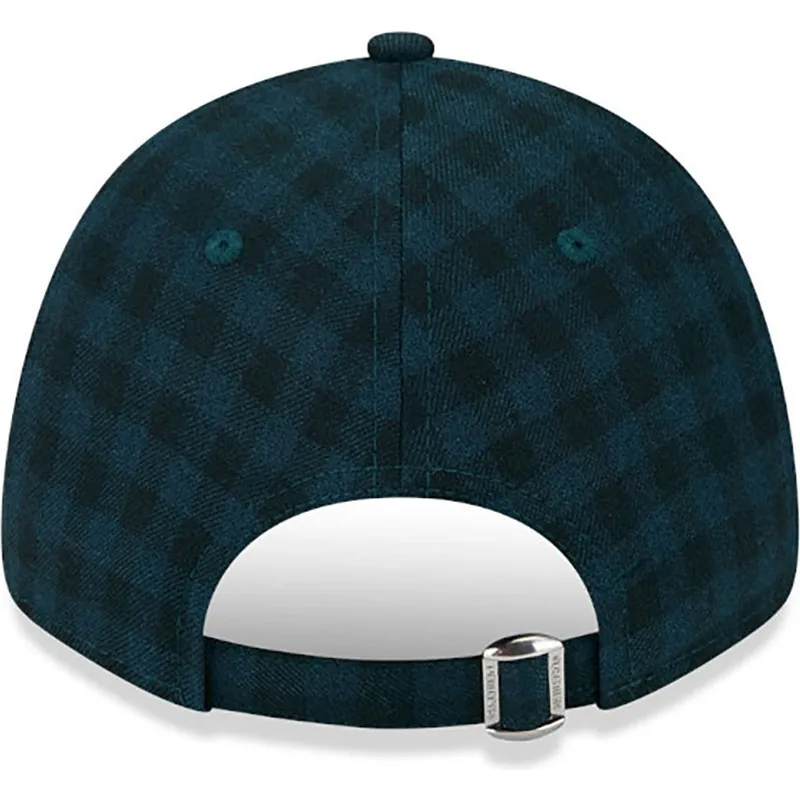 zielona-regulowana-czapka-z-zakrzywionym-daszkiem-9forty-flannel-new-york-yankees-mlb-od-new-era
