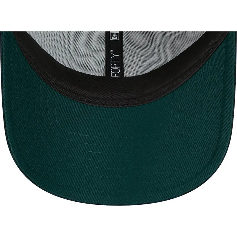 czapki-curva-zielony-tasma-regulowana-9forty-flannel-new-york-yankees-mlb-new-era