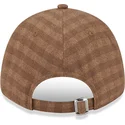 brazowa-regulowana-czapka-z-zakrzywionym-daszkiem-9forty-flannel-los-angeles-dodgers-mlb-od-new-era