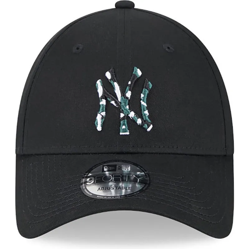 czapki-curva-czarny-tasma-regulowana-9forty-seasonal-infill-new-york-yankees-mlb-new-era