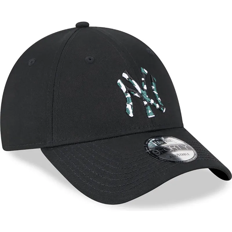 czapki-curva-czarny-tasma-regulowana-9forty-seasonal-infill-new-york-yankees-mlb-new-era