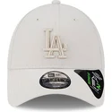 bezowa-czapka-z-zakrzywionym-daszkiem-i-regulacja-z-bezowym-logo-9forty-repreve-outline-los-angeles-dodgers-mlb-marki-new-era