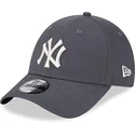 czapki-curva-szary-tasma-regulowana-9forty-metallic-new-york-yankees-mlb-new-era