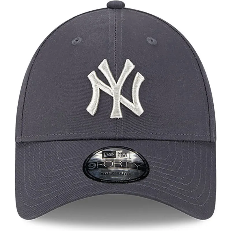czapki-curva-szary-tasma-regulowana-9forty-metallic-new-york-yankees-mlb-new-era