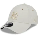 czapki-curva-bezowy-tasma-regulowana-9forty-washed-canvas-new-york-yankees-mlb-new-era