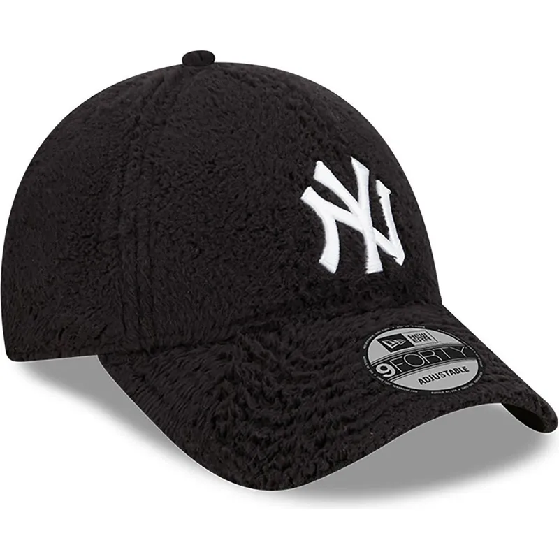 czarna-regulowana-czapka-z-zakrzywionym-daszkiem-9forty-teddy-new-york-yankees-mlb-new-era