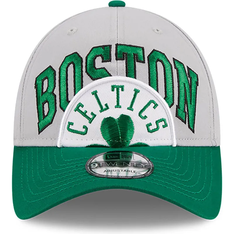 szara-i-zielona-regulowana-czapka-z-daszkiem-9twenty-tip-off-2023-boston-celtics-nba-new-era