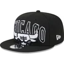 czarna-plaska-czapka-snapback-9fifty-tip-off-2023-chicago-bulls-nba-new-era