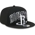 czarna-plaska-czapka-snapback-9fifty-tip-off-2023-houston-rockets-nba-new-era