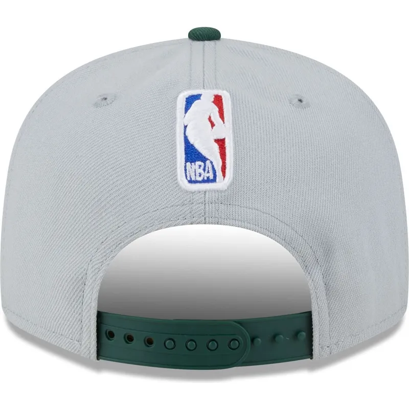 czapki-plana-szary-snapback-9fifty-tip-off-2023-milwaukee-bucks-nba-new-era