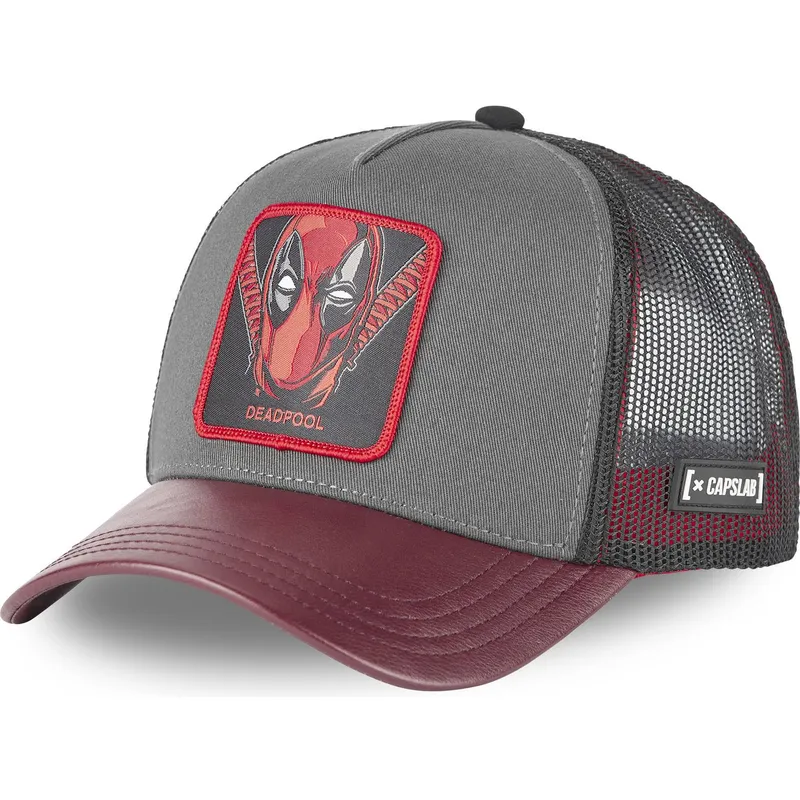 czapki-curva-szary-snapback-deadpool-marvel-comics-capslab czapki-curva-szary-snapback-deadpool-marvel-comics-capslab