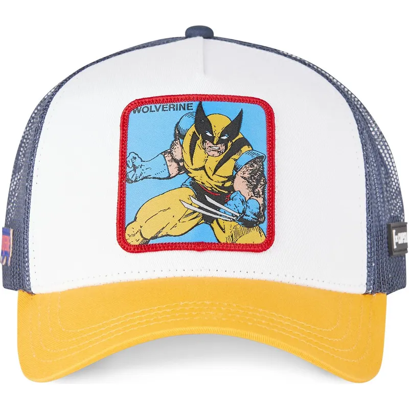 czapki-curva-bialy-snapback-wolverine-marvel-comics-capslab