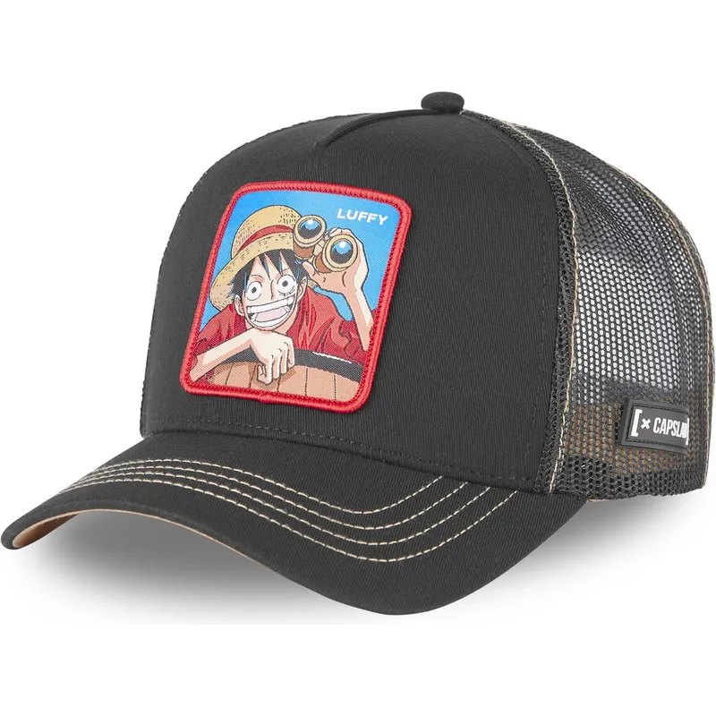 czapki-curva-czarny-snapback-monkey-d-luffy-one-piece-capslab czapki-curva-czarny-snapback-monkey-d-luffy-one-piece-capslab