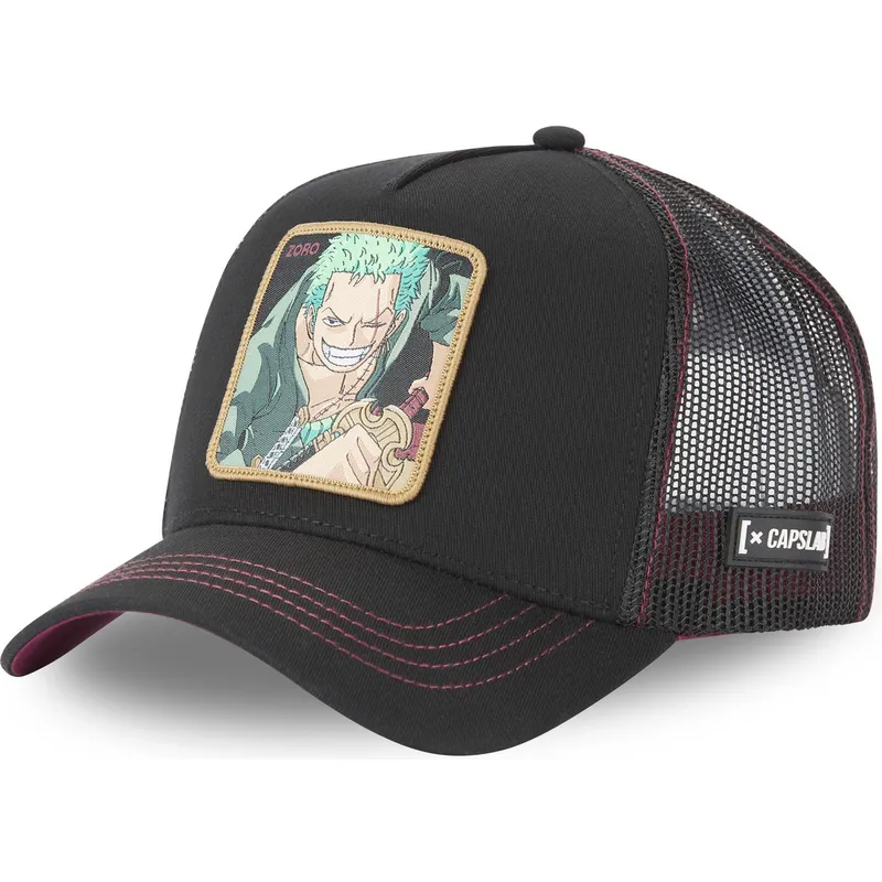 czapki-curva-czarny-snapback-roronoa-zoro-one-piece-capslab