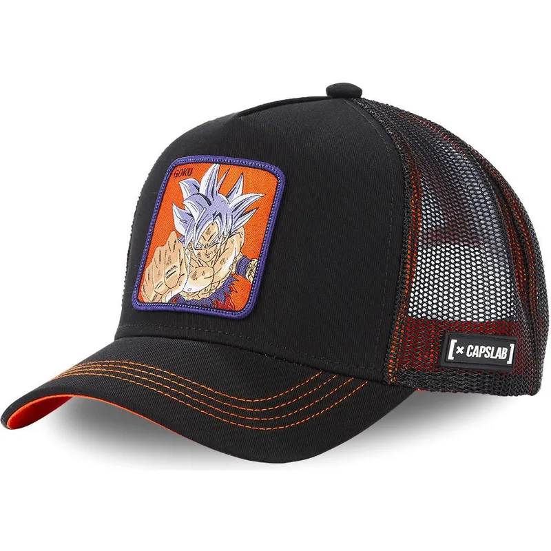 czapki-curva-czarny-snapback-son-goku-dragon-ball-capslab czapki-curva-czarny-snapback-son-goku-dragon-ball-capslab
