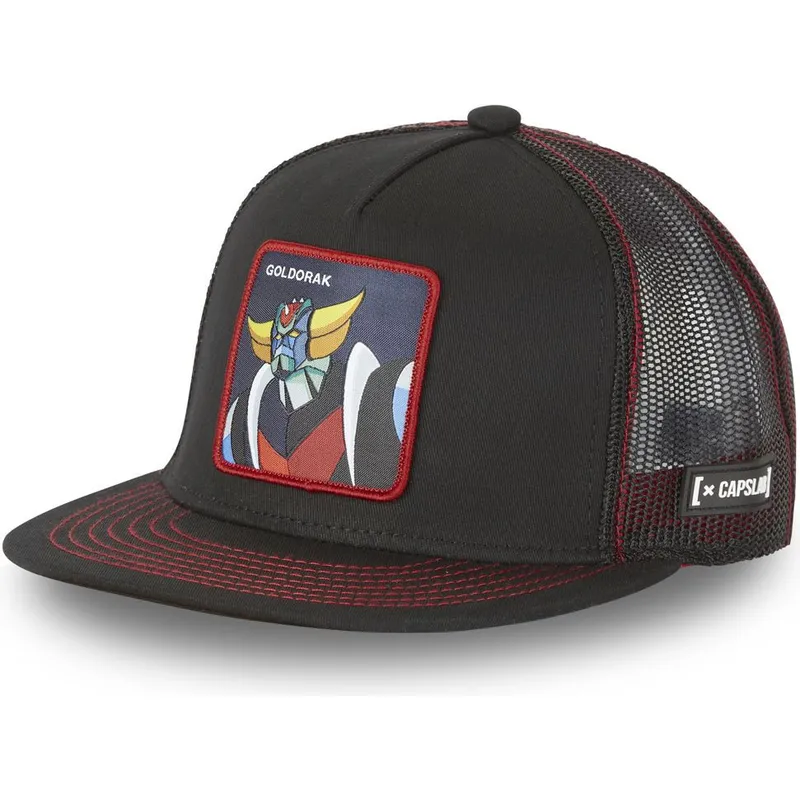 czapki-plana-czarny-snapback-robot-grendizer-robot-grendizer-capslab