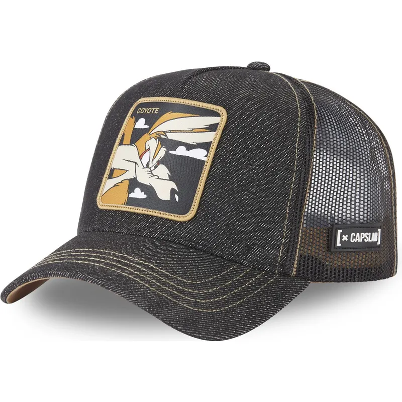 czapki-curva-czarny-snapback-kojot-looney-tunes-capslab