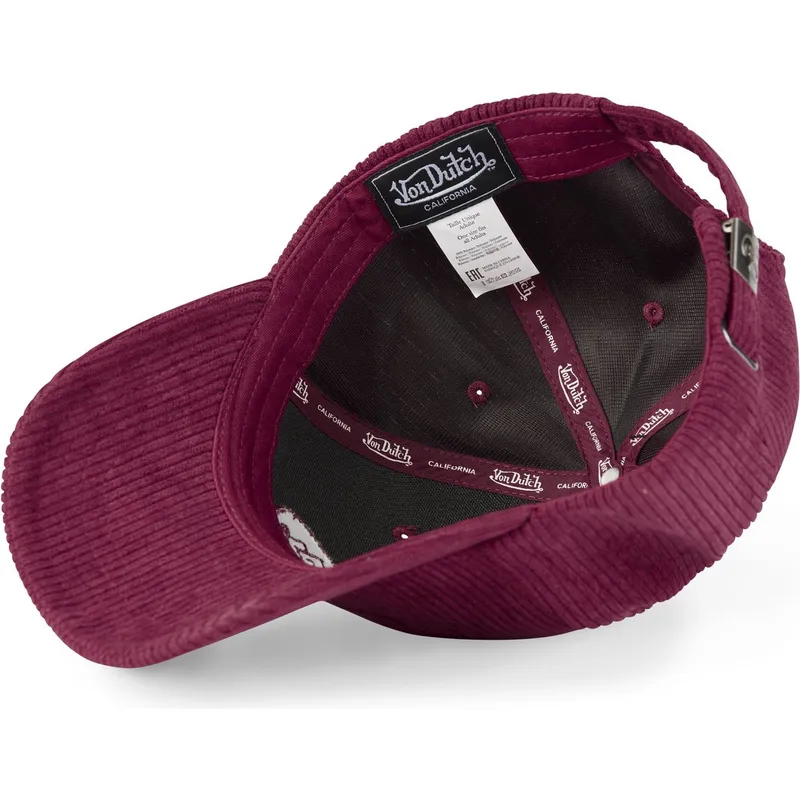 czapka-z-daszkiem-bordowa-regulowana-bo-od-von-dutch