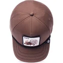brazowa-czapka-z-daszkiem-snapback-jezozwierz-prick-porcupine-100-the-farm-all-over-canvas-od-goorin-bros
