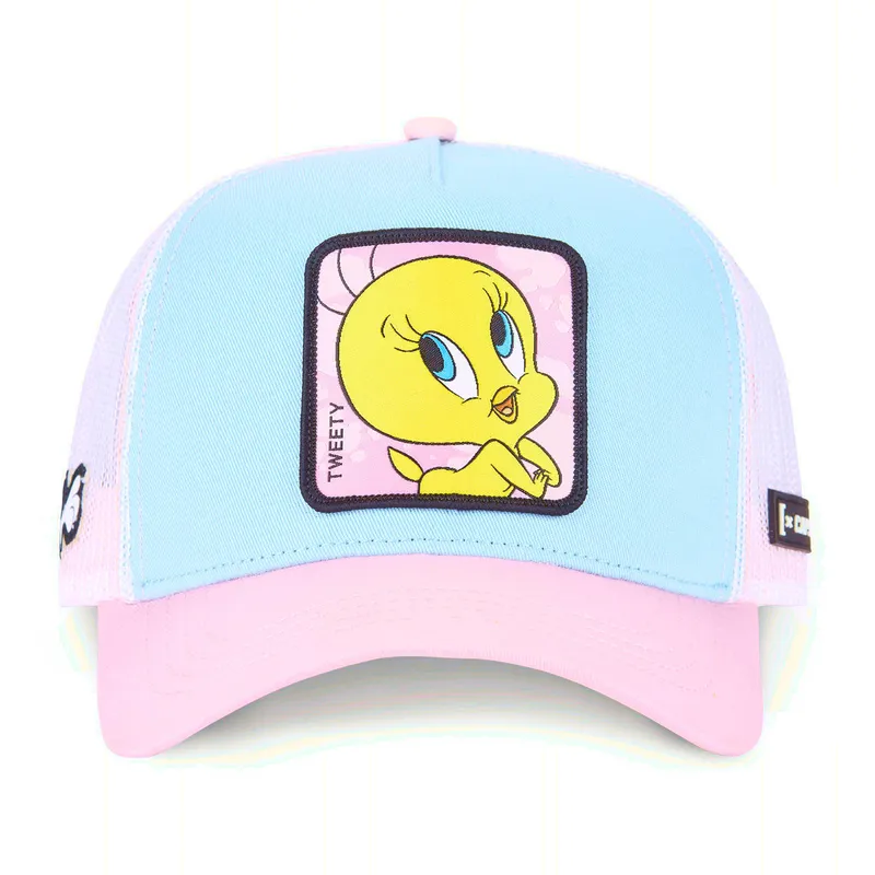 czapki-curva-niebieski-snapback-tweety-looney-tunes-capslab