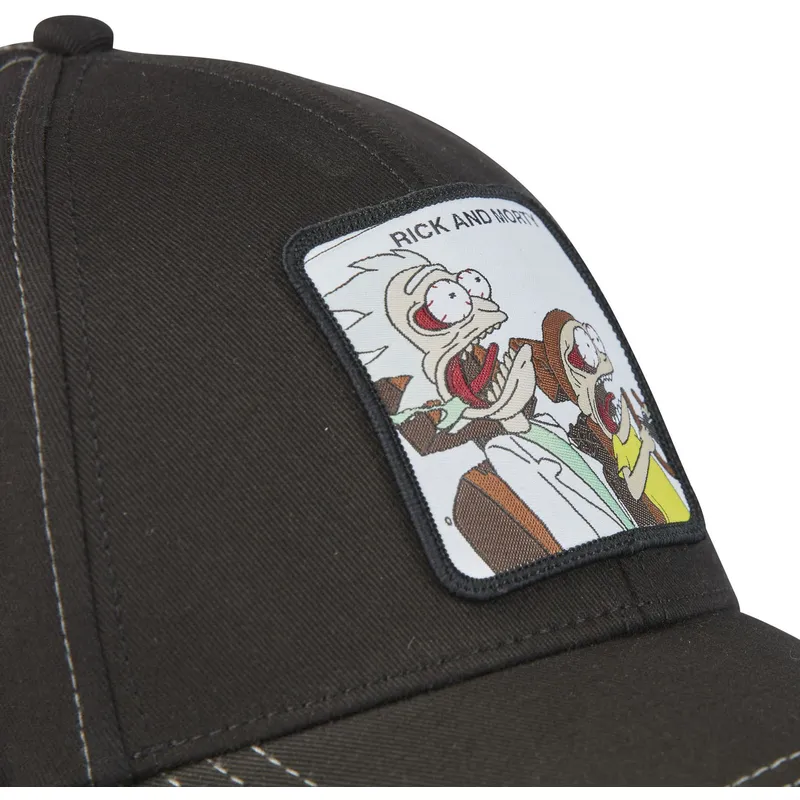 czarna-czapka-z-daszkiem-snapback-rick-i-morty-ra1-od-capslab