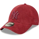 czapki-curva-czerwony-tasma-regulowana-9forty-towelling-new-york-yankees-mlb-new-era