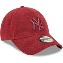 czapki-curva-czerwony-tasma-regulowana-9forty-towelling-new-york-yankees-mlb-new-era