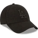czarna-zakrzywiona-czapka-z-regulacja-i-czarnym-logo-9forty-towelling-los-angeles-dodgers-mlb-od-new-era